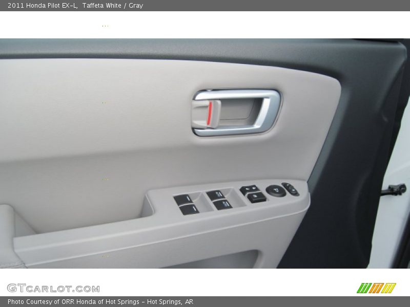Taffeta White / Gray 2011 Honda Pilot EX-L
