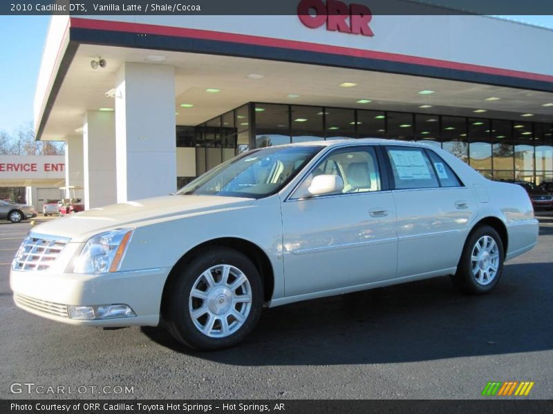 Vanilla Latte / Shale/Cocoa 2010 Cadillac DTS