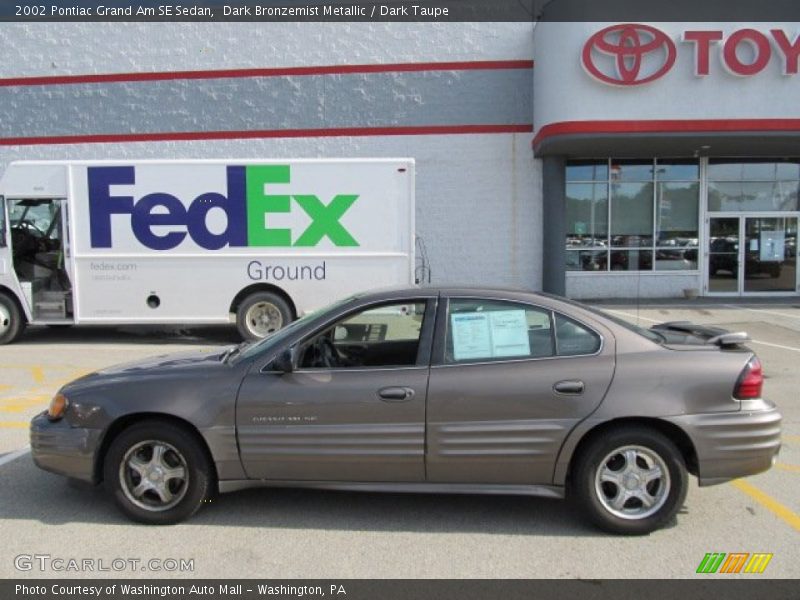 Dark Bronzemist Metallic / Dark Taupe 2002 Pontiac Grand Am SE Sedan