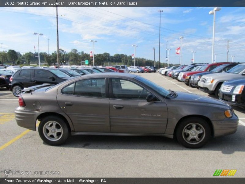 Dark Bronzemist Metallic / Dark Taupe 2002 Pontiac Grand Am SE Sedan