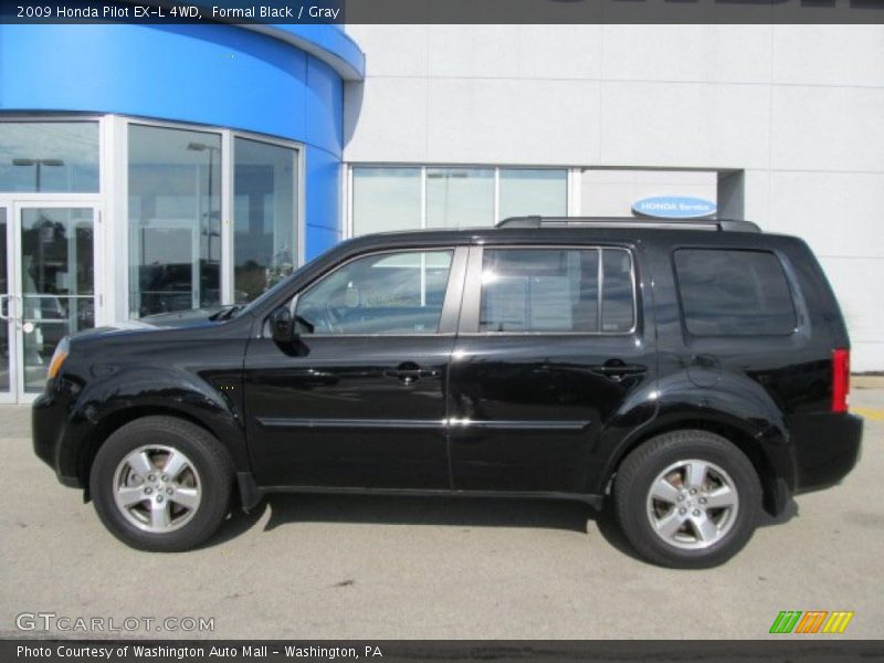 Formal Black / Gray 2009 Honda Pilot EX-L 4WD