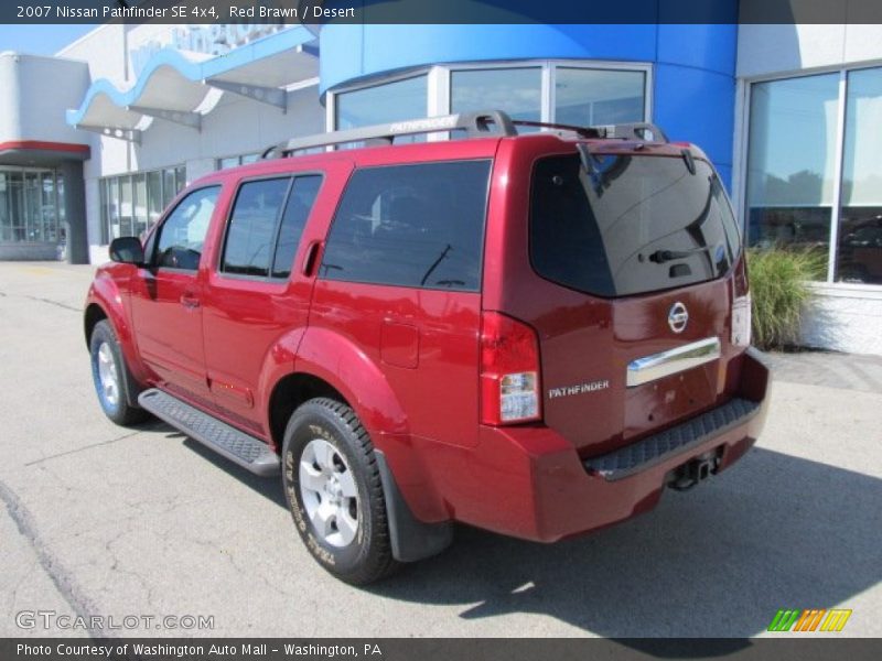 Red Brawn / Desert 2007 Nissan Pathfinder SE 4x4