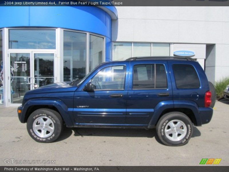 Patriot Blue Pearl / Light Taupe/Taupe 2004 Jeep Liberty Limited 4x4