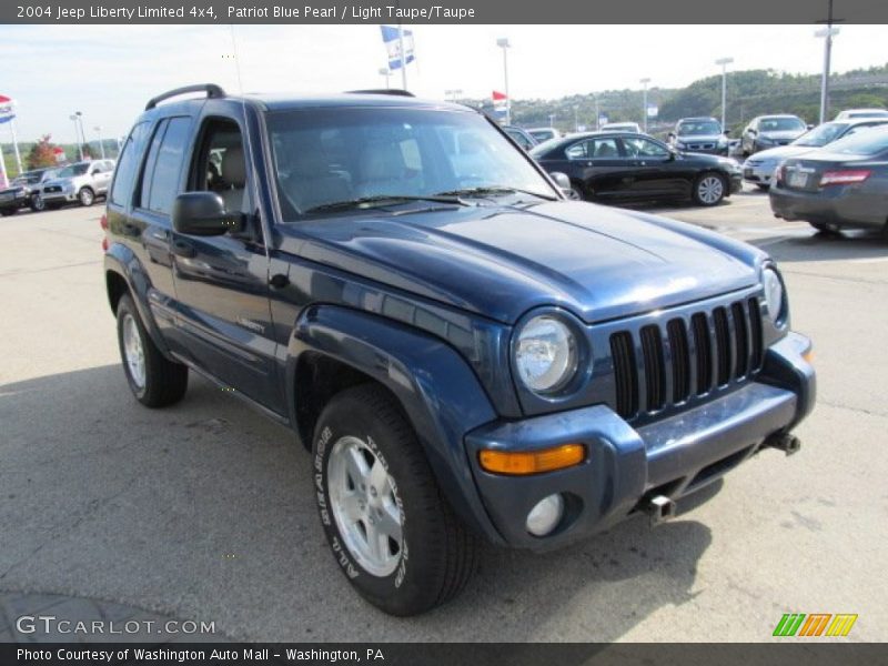 Patriot Blue Pearl / Light Taupe/Taupe 2004 Jeep Liberty Limited 4x4