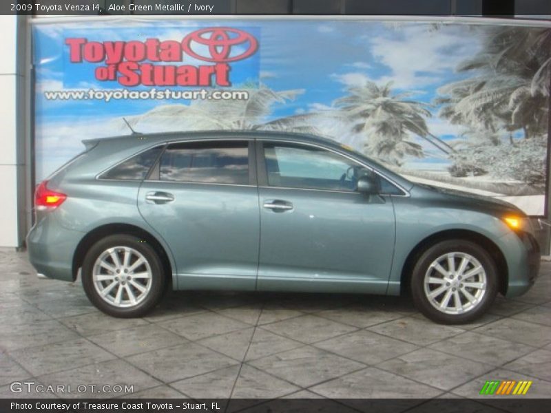 Aloe Green Metallic / Ivory 2009 Toyota Venza I4