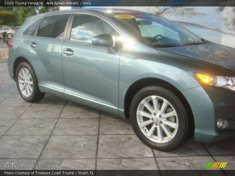 Aloe Green Metallic / Ivory 2009 Toyota Venza I4