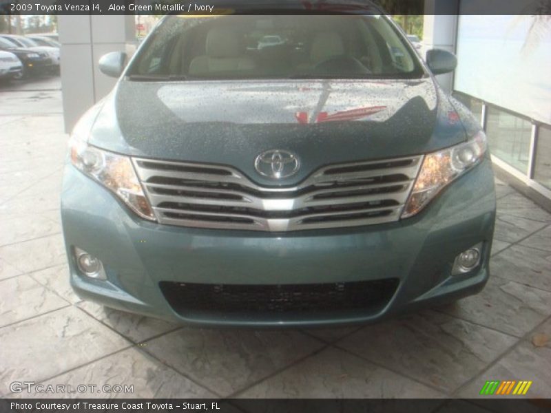 Aloe Green Metallic / Ivory 2009 Toyota Venza I4