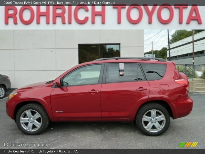 Barcelona Red Metallic / Dark Charcoal 2006 Toyota RAV4 Sport V6 4WD