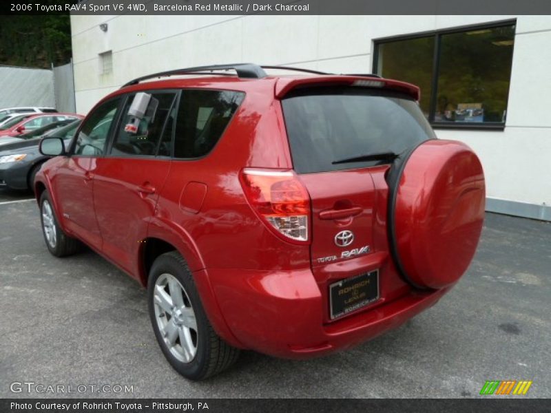 Barcelona Red Metallic / Dark Charcoal 2006 Toyota RAV4 Sport V6 4WD