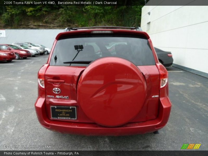 Barcelona Red Metallic / Dark Charcoal 2006 Toyota RAV4 Sport V6 4WD