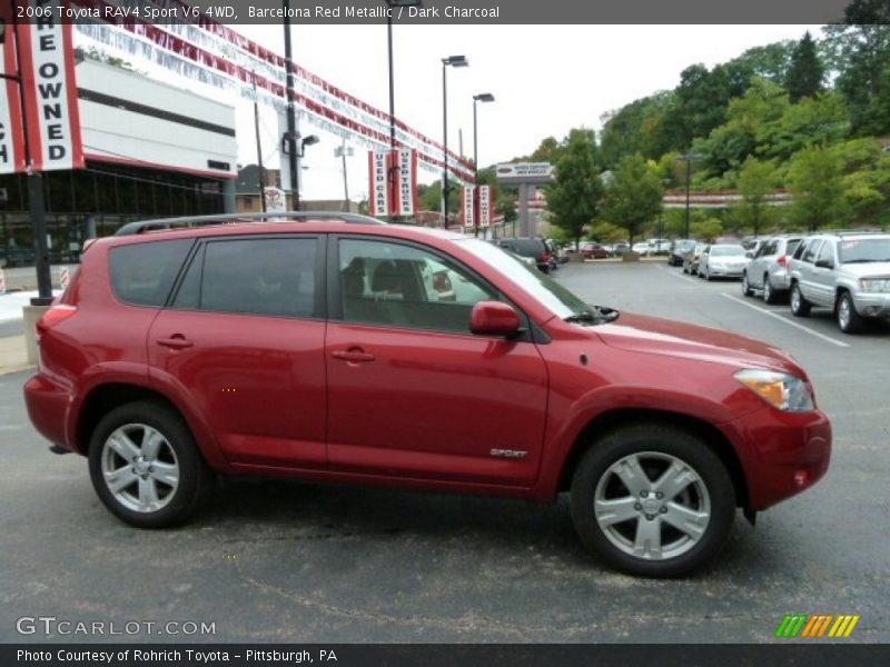 Barcelona Red Metallic / Dark Charcoal 2006 Toyota RAV4 Sport V6 4WD
