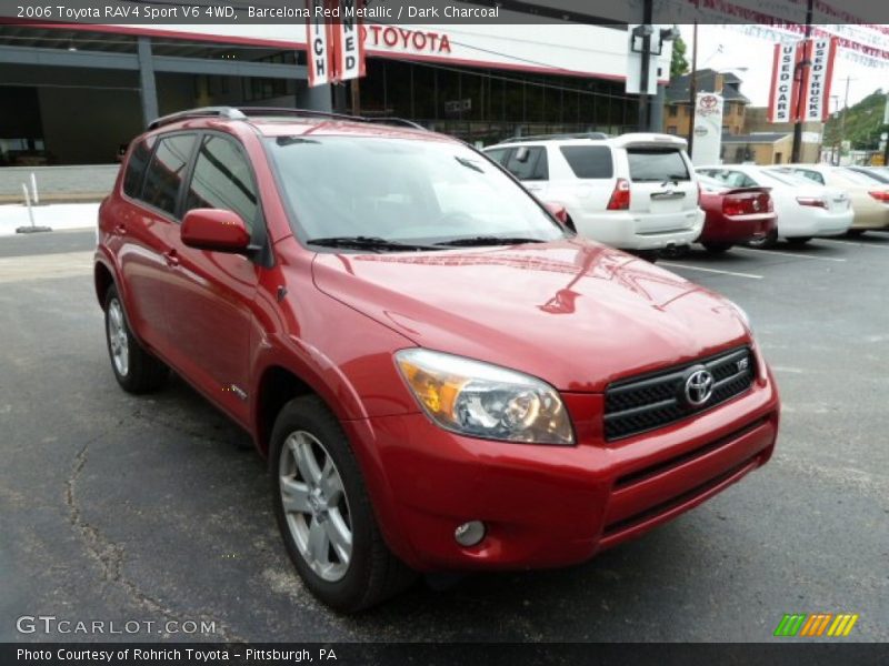 Barcelona Red Metallic / Dark Charcoal 2006 Toyota RAV4 Sport V6 4WD