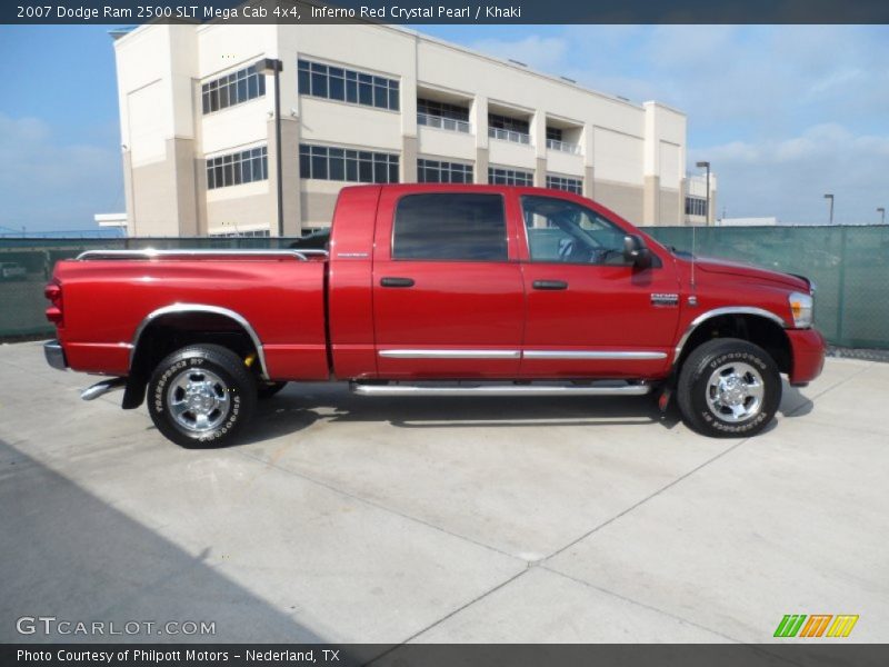  2007 Ram 2500 SLT Mega Cab 4x4 Inferno Red Crystal Pearl