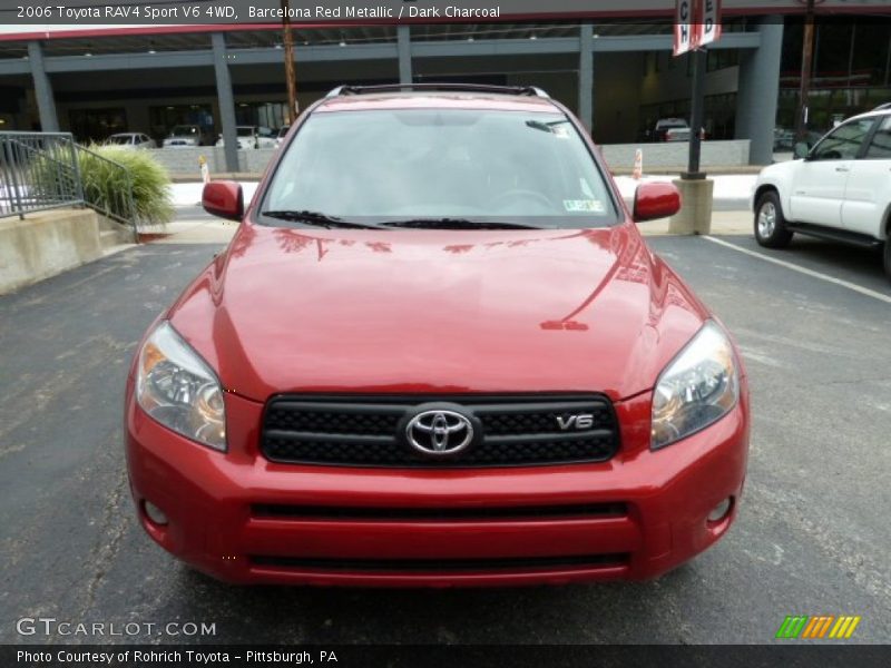Barcelona Red Metallic / Dark Charcoal 2006 Toyota RAV4 Sport V6 4WD