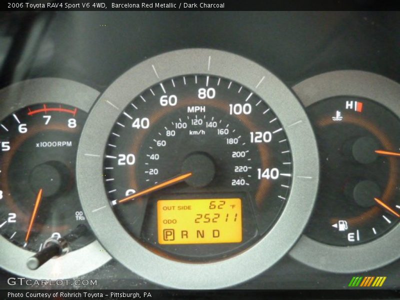 Barcelona Red Metallic / Dark Charcoal 2006 Toyota RAV4 Sport V6 4WD