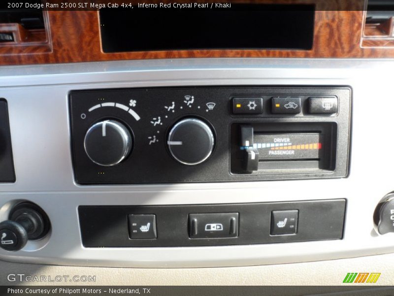 Controls of 2007 Ram 2500 SLT Mega Cab 4x4