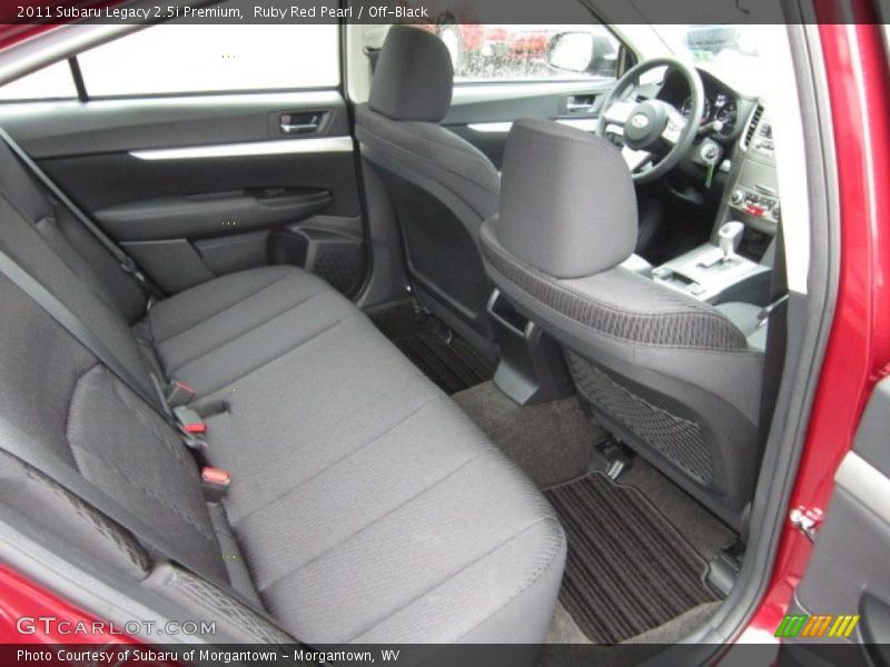 Ruby Red Pearl / Off-Black 2011 Subaru Legacy 2.5i Premium