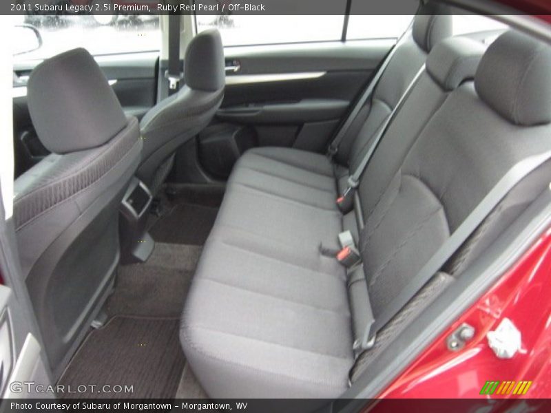 Ruby Red Pearl / Off-Black 2011 Subaru Legacy 2.5i Premium