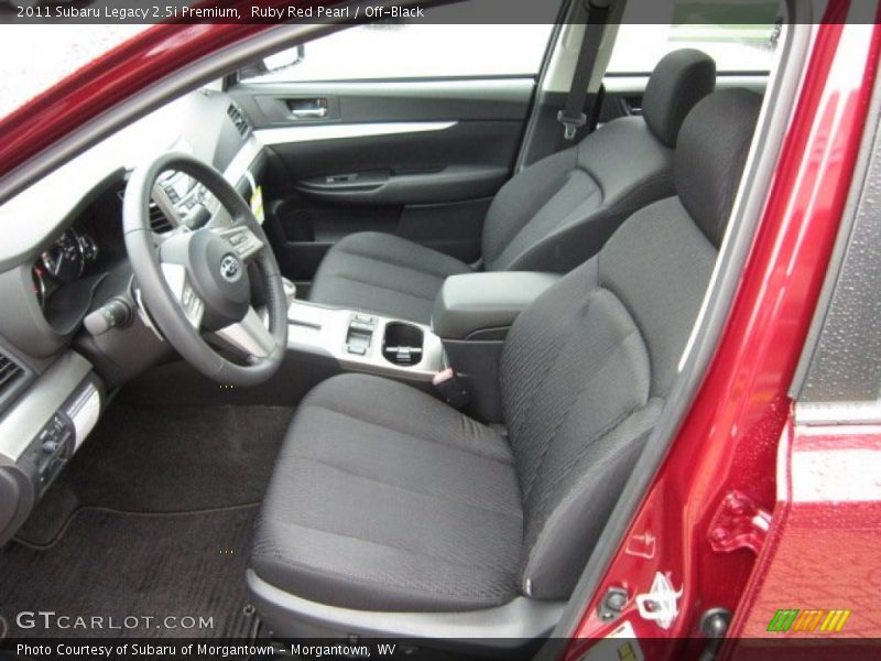 Ruby Red Pearl / Off-Black 2011 Subaru Legacy 2.5i Premium