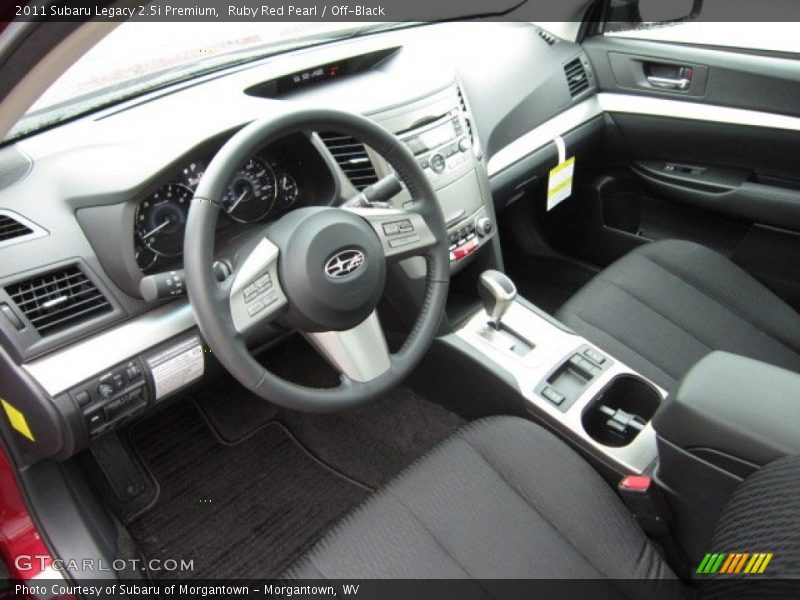 Ruby Red Pearl / Off-Black 2011 Subaru Legacy 2.5i Premium