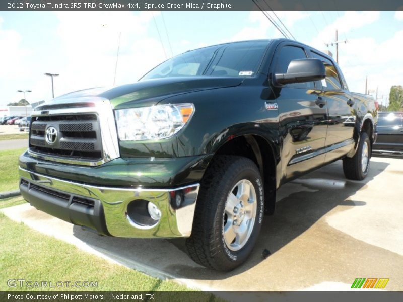 Spruce Green Mica / Graphite 2012 Toyota Tundra SR5 TRD CrewMax 4x4