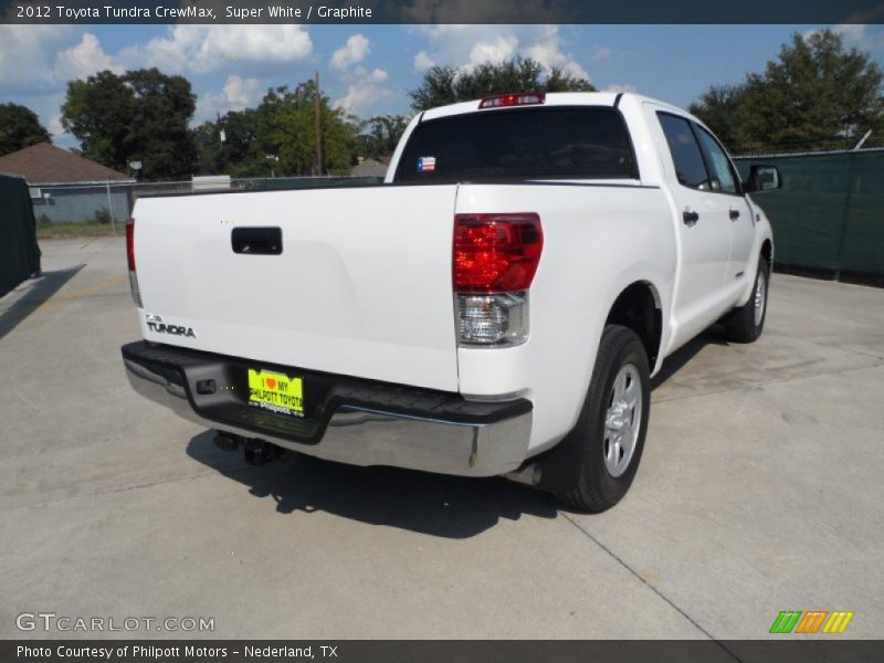 Super White / Graphite 2012 Toyota Tundra CrewMax