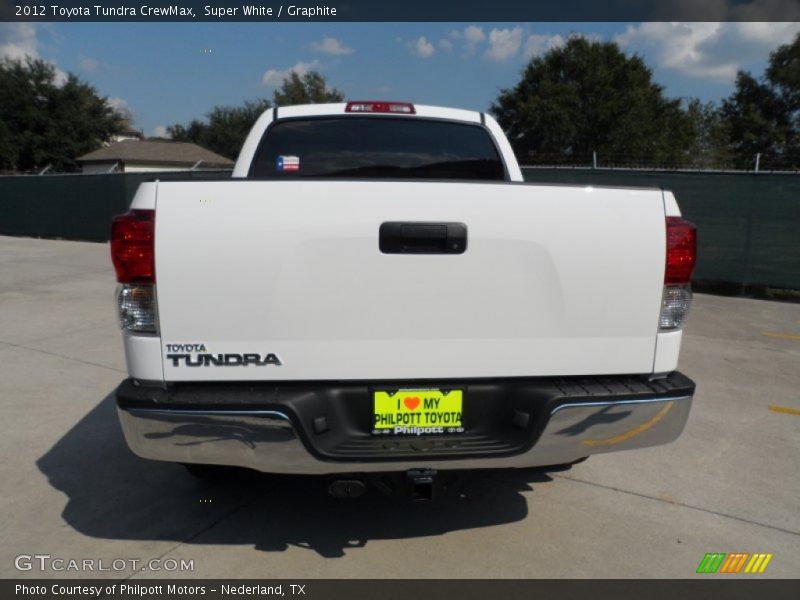 Super White / Graphite 2012 Toyota Tundra CrewMax