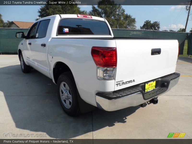 Super White / Graphite 2012 Toyota Tundra CrewMax