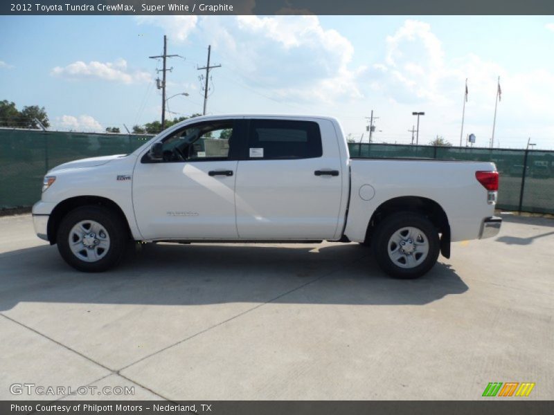 Super White / Graphite 2012 Toyota Tundra CrewMax