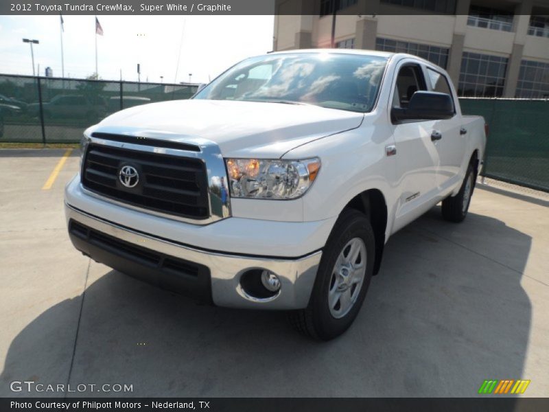 Super White / Graphite 2012 Toyota Tundra CrewMax
