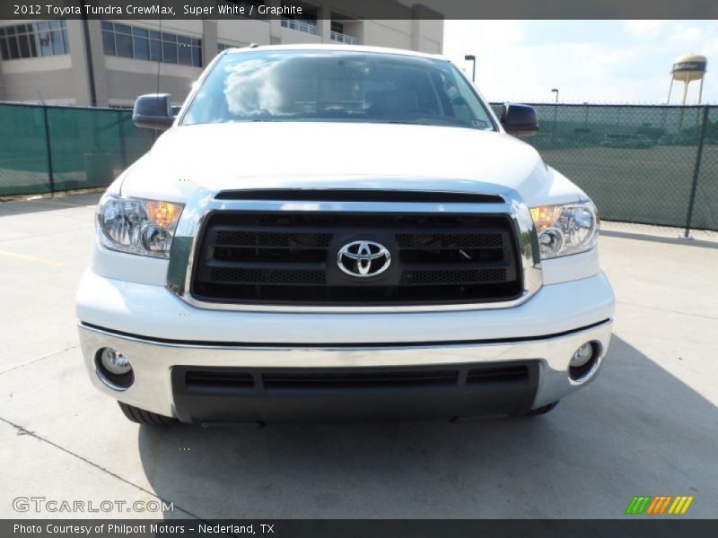 Super White / Graphite 2012 Toyota Tundra CrewMax