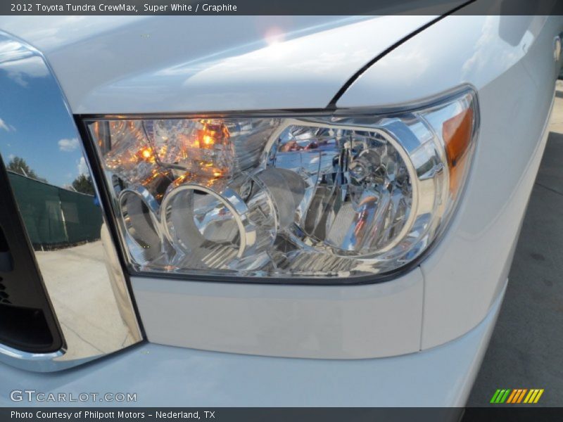 Super White / Graphite 2012 Toyota Tundra CrewMax