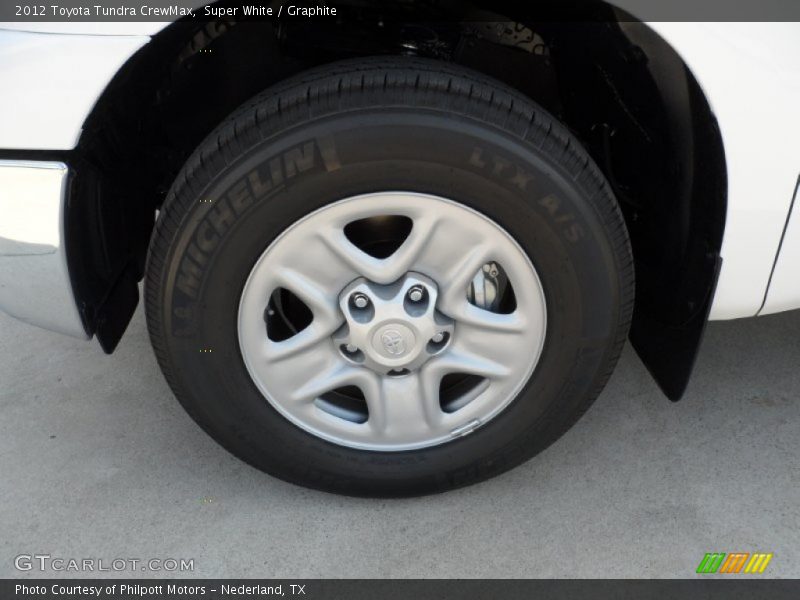 Super White / Graphite 2012 Toyota Tundra CrewMax