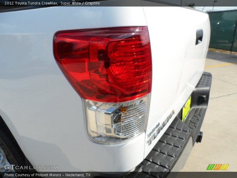 Super White / Graphite 2012 Toyota Tundra CrewMax