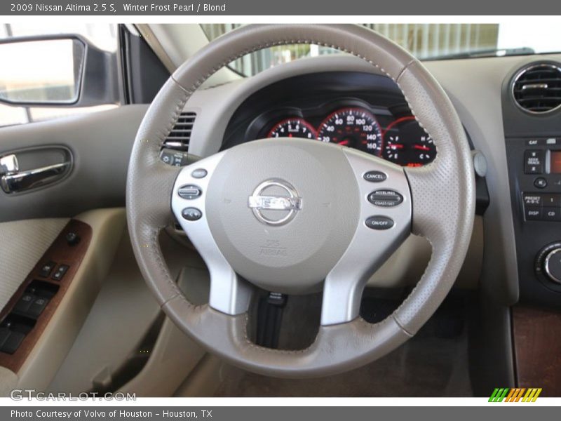 Winter Frost Pearl / Blond 2009 Nissan Altima 2.5 S