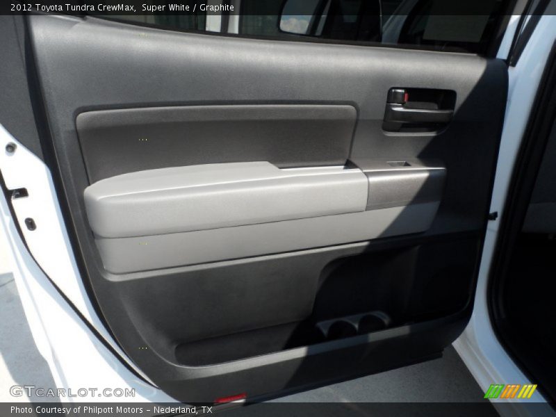 Super White / Graphite 2012 Toyota Tundra CrewMax
