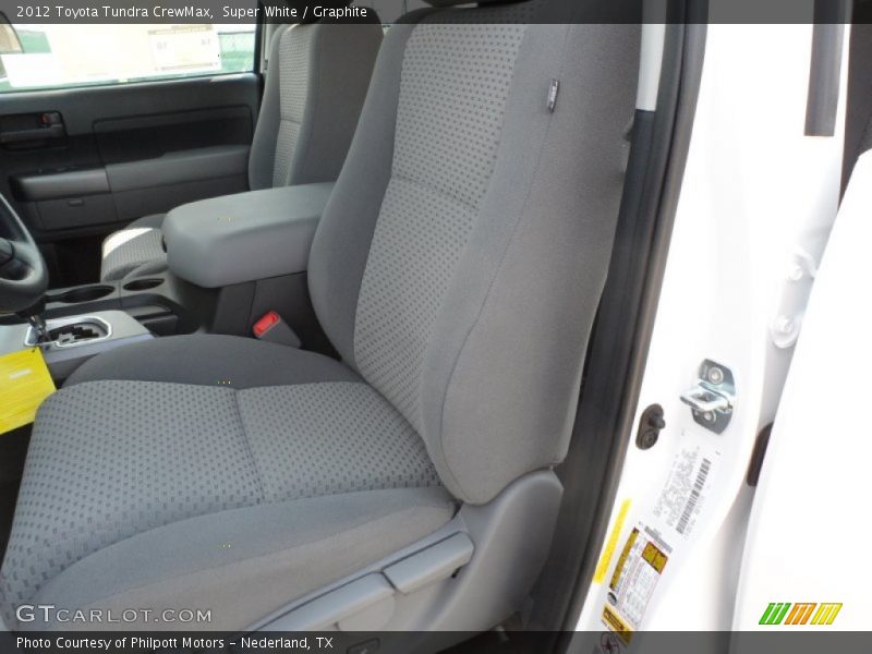 Super White / Graphite 2012 Toyota Tundra CrewMax