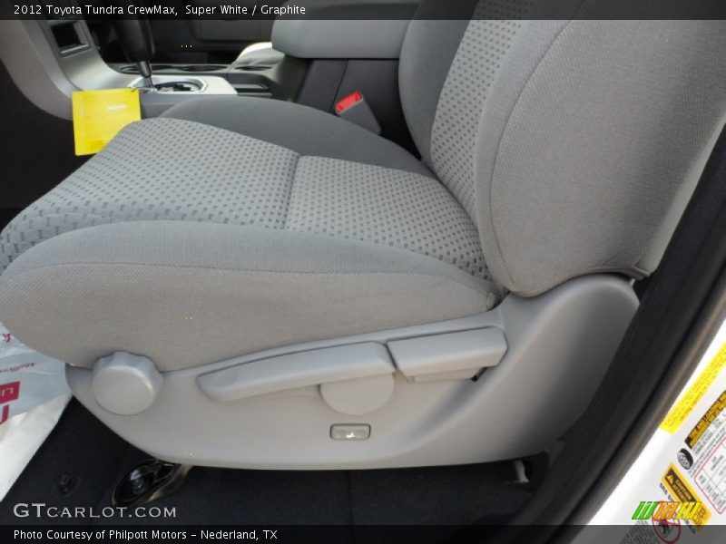Super White / Graphite 2012 Toyota Tundra CrewMax