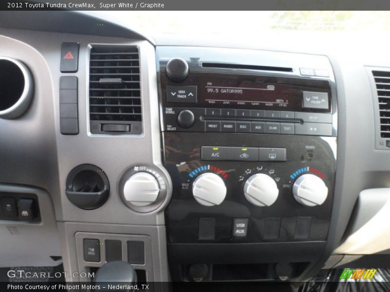 Controls of 2012 Tundra CrewMax