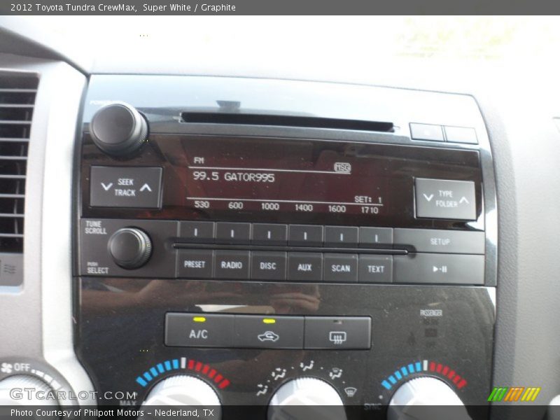 Audio System of 2012 Tundra CrewMax
