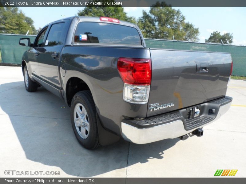 Magnetic Gray Metallic / Graphite 2012 Toyota Tundra CrewMax