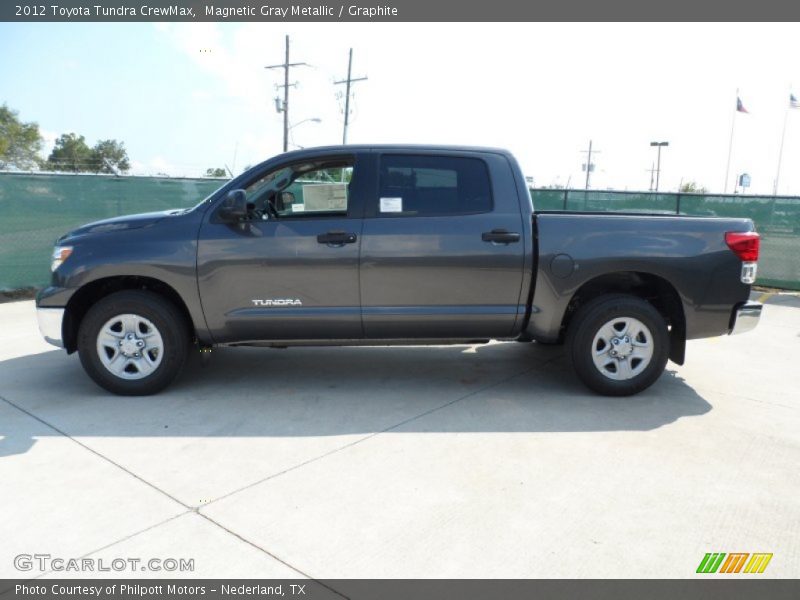 Magnetic Gray Metallic / Graphite 2012 Toyota Tundra CrewMax