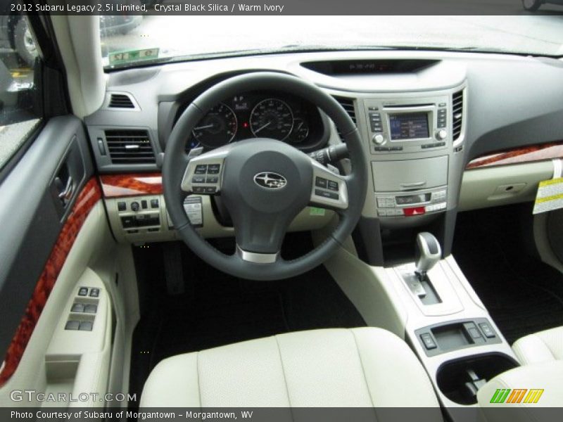 Dashboard of 2012 Legacy 2.5i Limited