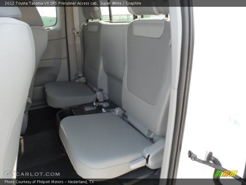 Super White / Graphite 2012 Toyota Tacoma V6 SR5 Prerunner Access cab