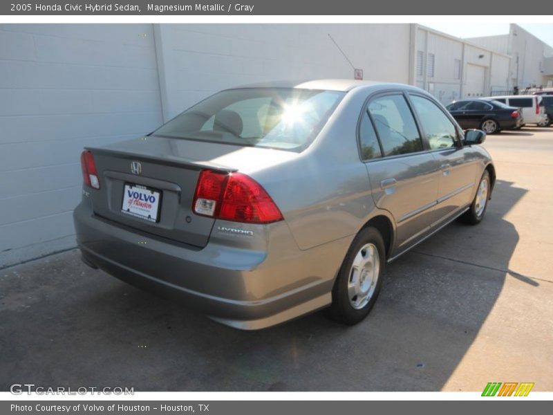 Magnesium Metallic / Gray 2005 Honda Civic Hybrid Sedan