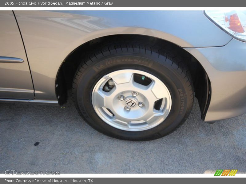 Magnesium Metallic / Gray 2005 Honda Civic Hybrid Sedan