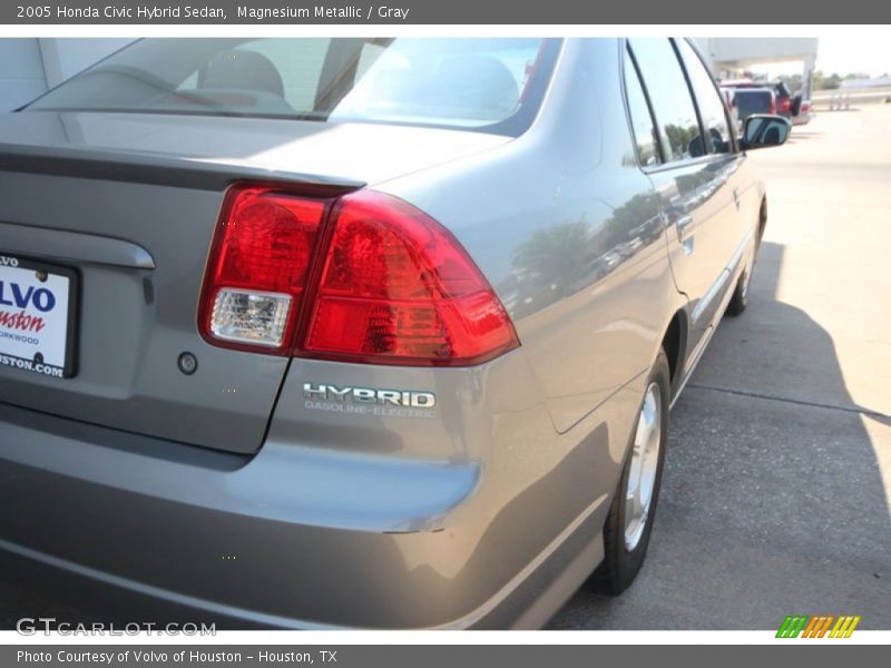 Magnesium Metallic / Gray 2005 Honda Civic Hybrid Sedan