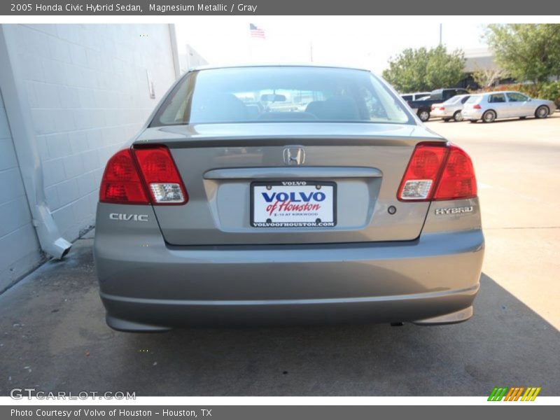 Magnesium Metallic / Gray 2005 Honda Civic Hybrid Sedan