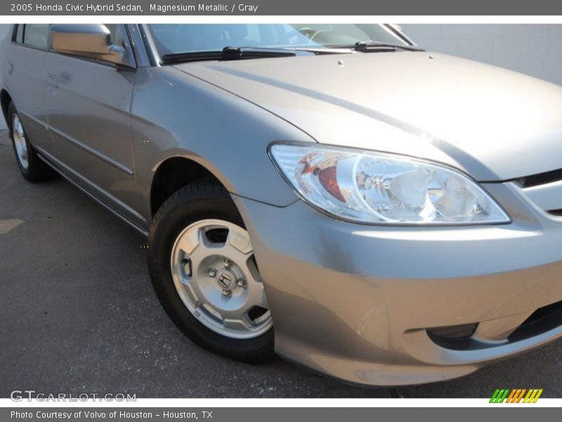 Magnesium Metallic / Gray 2005 Honda Civic Hybrid Sedan