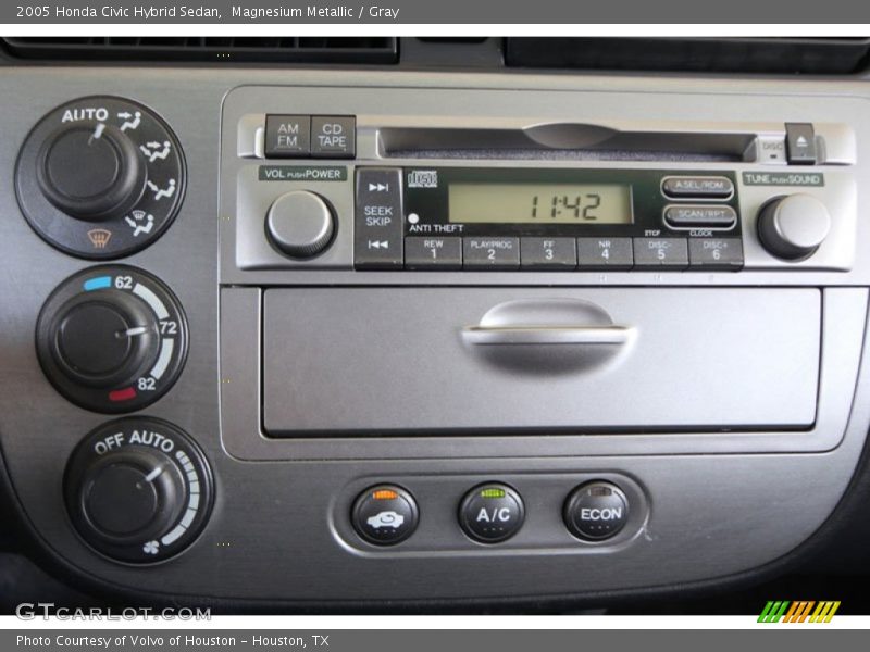 Magnesium Metallic / Gray 2005 Honda Civic Hybrid Sedan